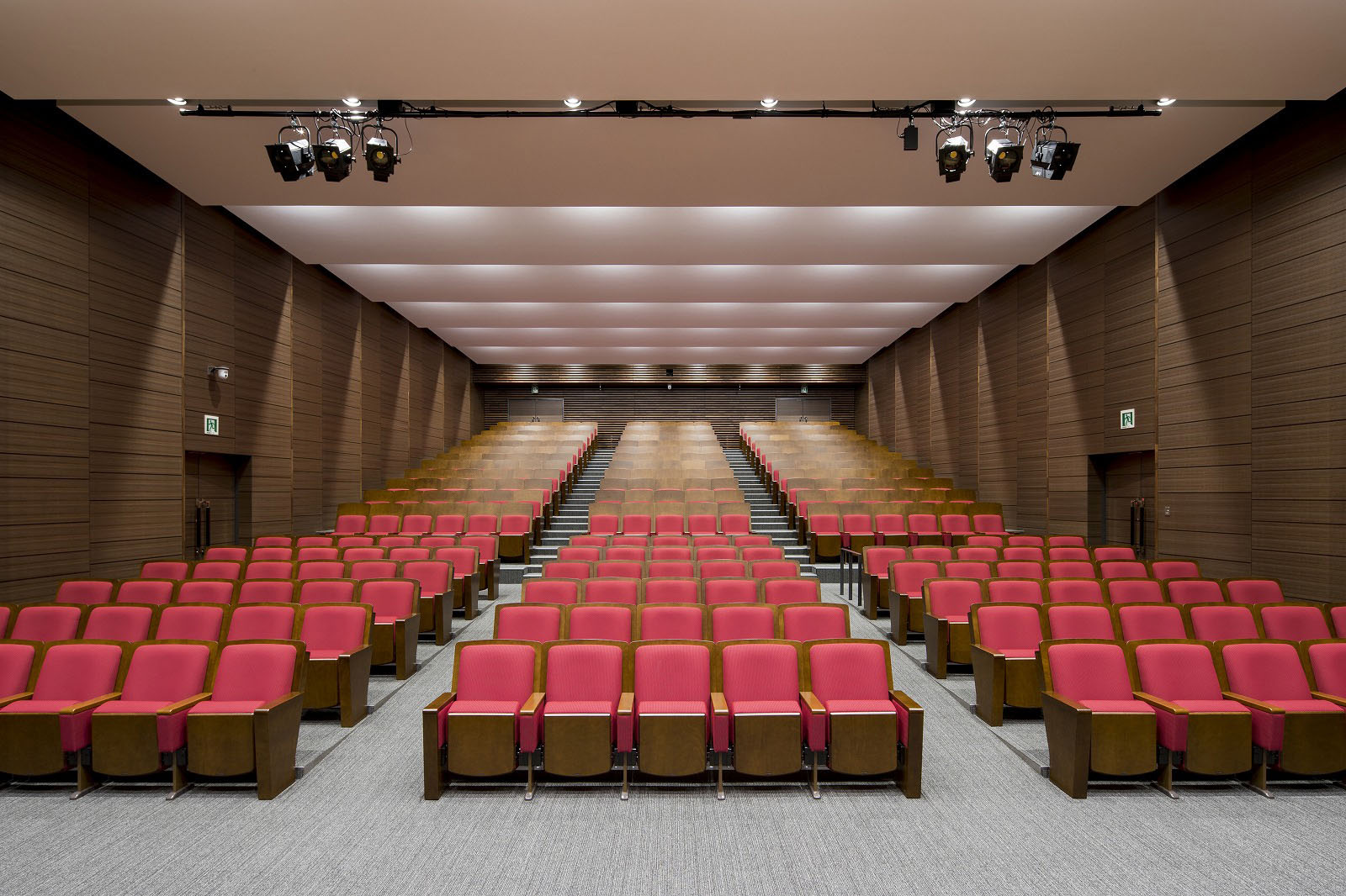 Auditorium Seating Chairs with Table "Elegante"