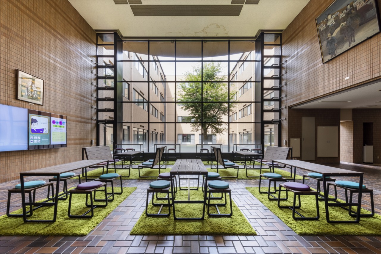 同志社女子大学 京田辺キャンパス 知徳館 ラウンジ オープンスペース コトブキシーティング株式会社