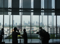 People can enjoy a play-themed drink, while watching over Yoyogi Park and Shibuya.