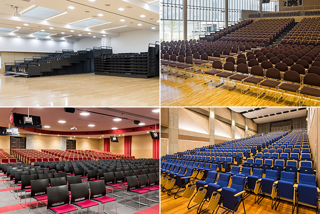 客席や空間の使い方を柔軟に変える、新しい講堂・ホールの創り方