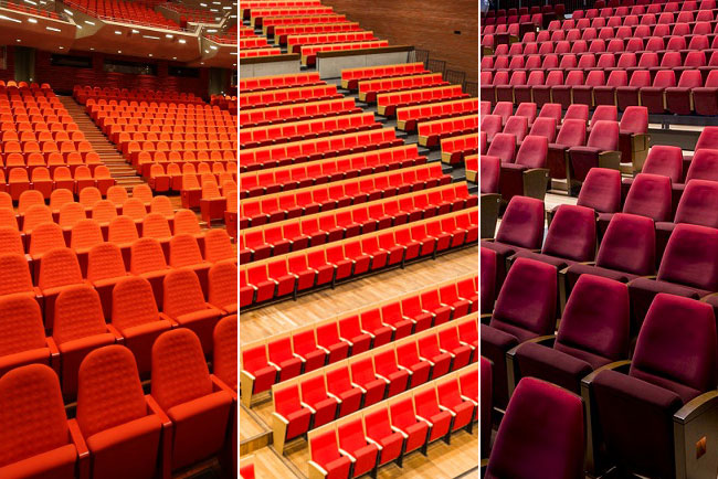 劇場・ホールに最新の付加価値を演出移動観覧席による可変する劇場づくり