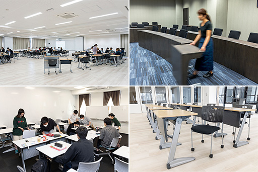 グループワークから会議まで。授業への集中と柔軟なレイアウト変更を支えるテーブルとは？