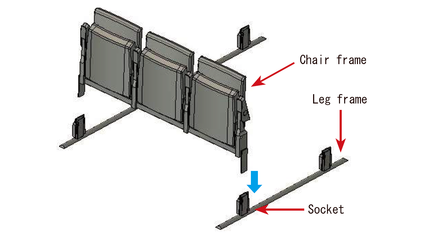 Making arena seats more comfortable! 'Matrix System' - Japan's first ever chair installation system