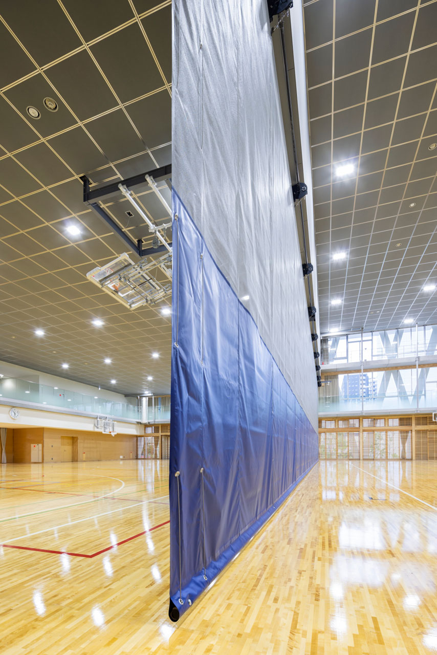 中央区立晴海西小学校・晴海西中学校 体育館